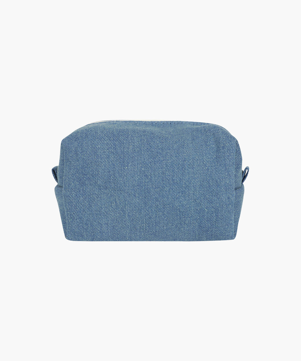 Marithe & Francois Girbaud - Classic Logo Denim Pouch (Blue) product image 3 | TRAB K-Fashion Australia