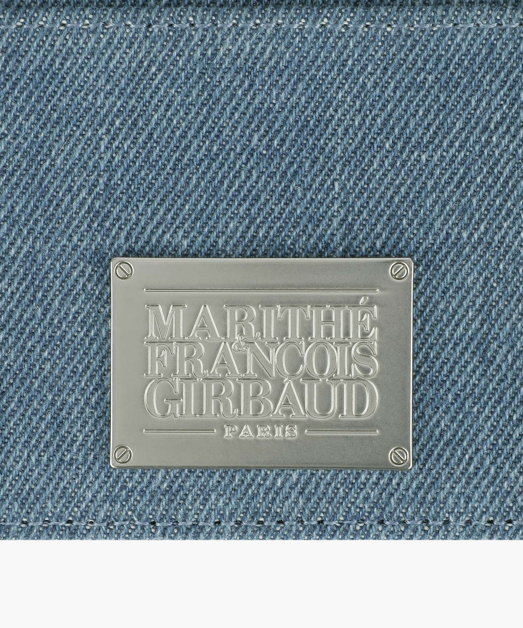 Marithe & Francois Girbaud - Classic Logo Zip Card Wallet (Blue) product image 3 | TRAB K-Fashion Australia