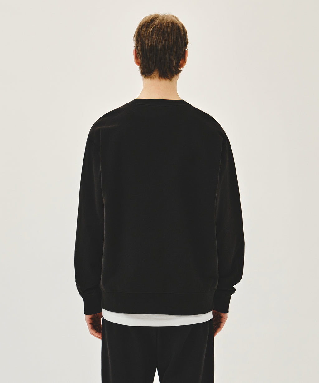 Marithe & Francois Girbaud - Embo Classic Logo Sweatshirt (Black) product image 3 | TRAB K-Fashion Australia