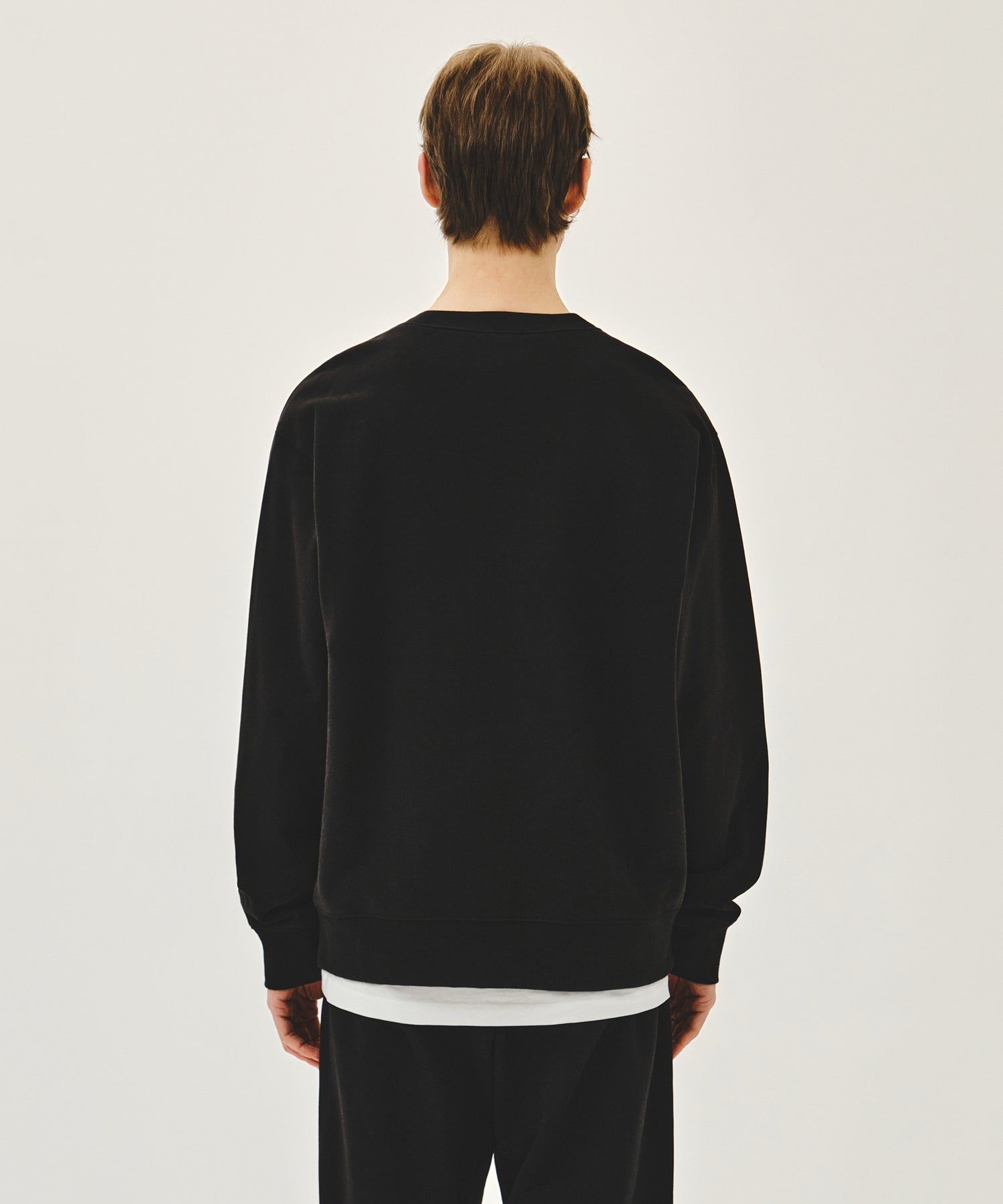 Marithe & Francois Girbaud - Embo Classic Logo Sweatshirt (Black) product image 3 | TRAB K-Fashion Australia