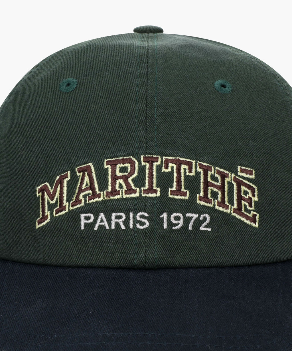 Marithe & Francois Girbaud - Arch Regular Logo Color Block Cap (Dark Navy) product image 3 | TRAB K-Fashion Australia