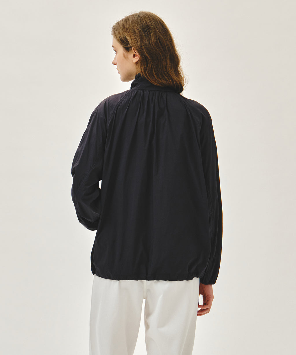 Marithe & Francois Girbaud - Highneck Packable Nylon Jacket (Charcoal) product image 3 | TRAB K-Fashion Australia