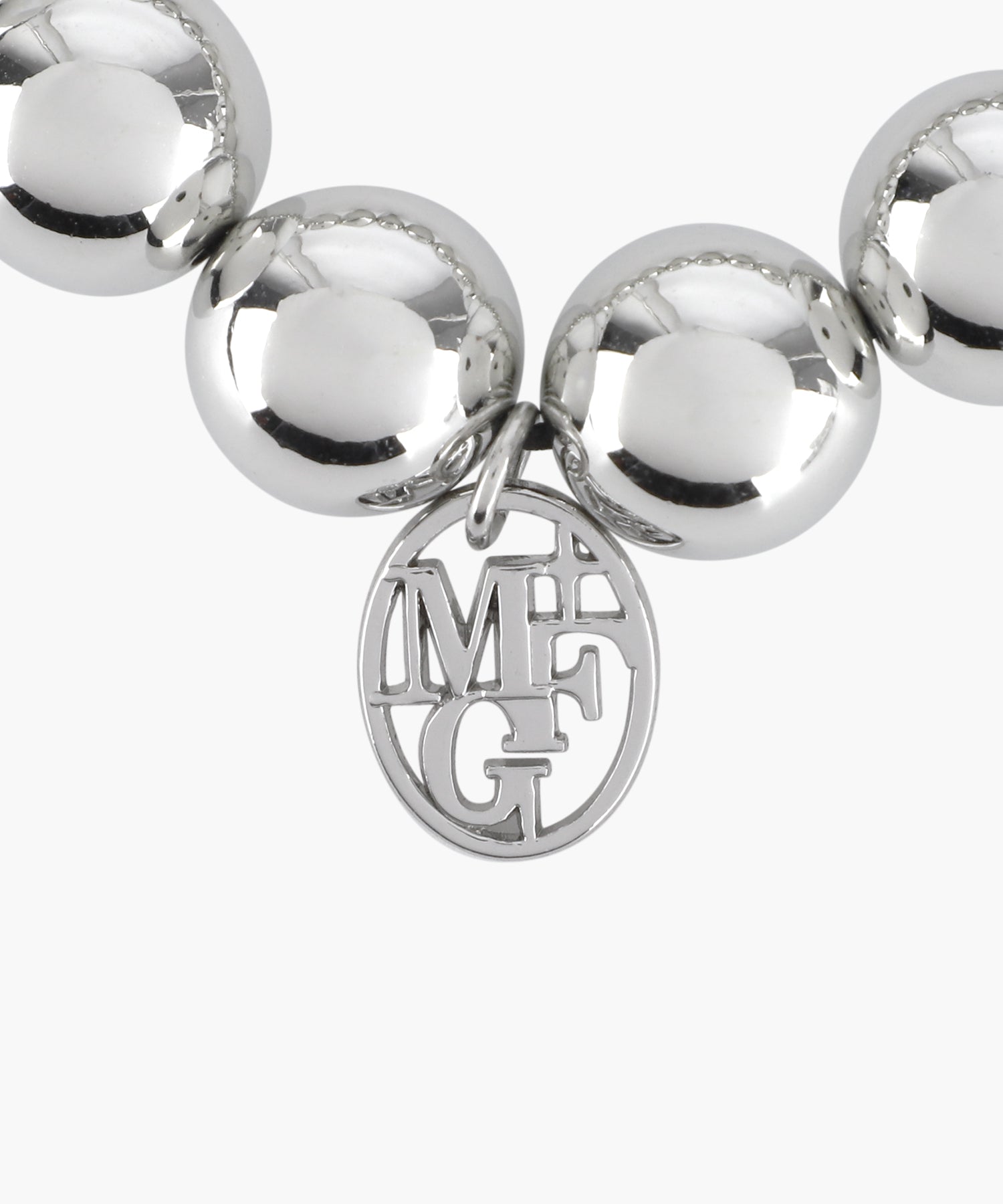 Marithe & Francois Girbaud - Pearl Silver Ball Scrunchie (Silver) product image 3 | TRAB K-Fashion Australia