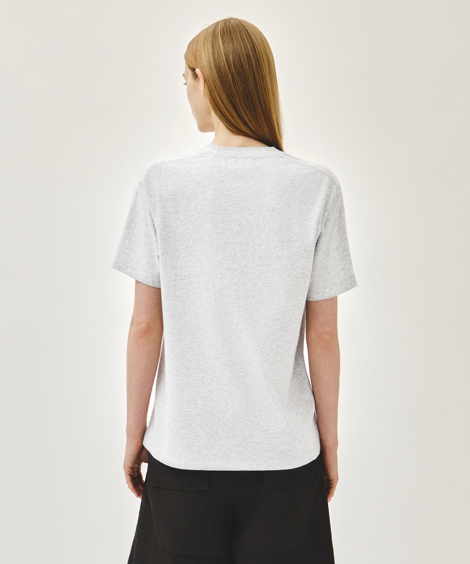 Marithe & Francois Girbaud - Marine Drawing Doodle Graphic Tee (Light Heather Gray) product image 3 | TRAB K-Fashion Australia