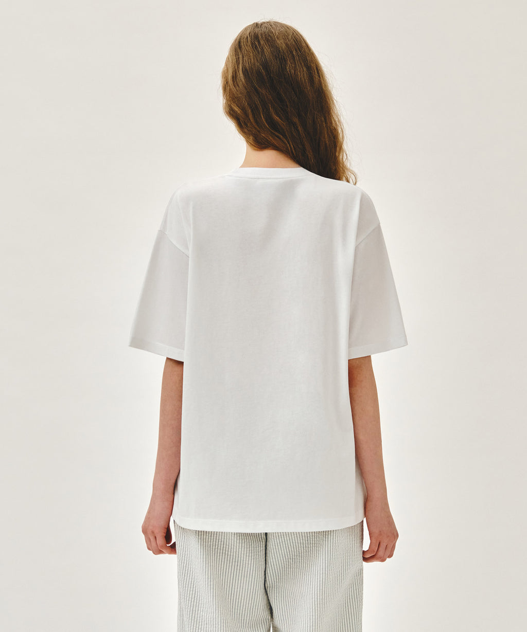 Marithe & Francois Girbaud - Unicorn Graphic Oversized Tee (White) product image 3 | TRAB K-Fashion Australia