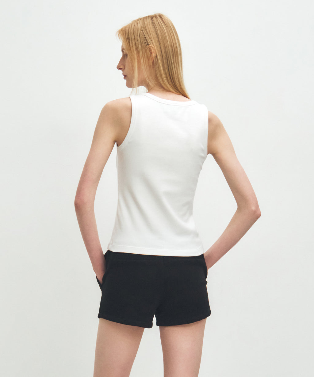 Marithe & Francois Girbaud - Basic Sleeveless (White) product image 3 | TRAB K-Fashion Australia