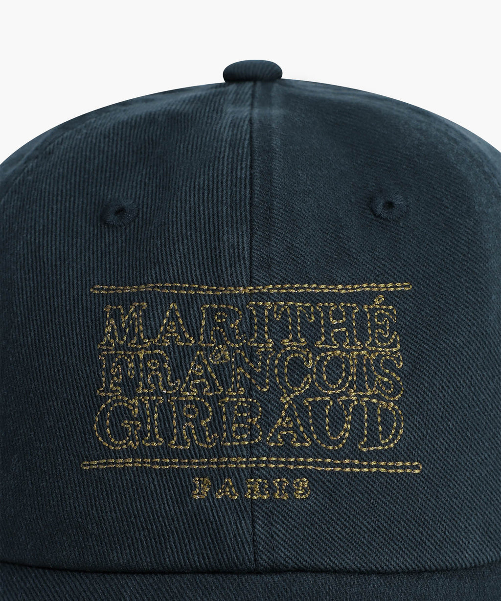 Marithe & Francois Girbaud - Doodle Classic Logo Covered Cap (Dark Blue) product image 3 | TRAB K-Fashion Australia