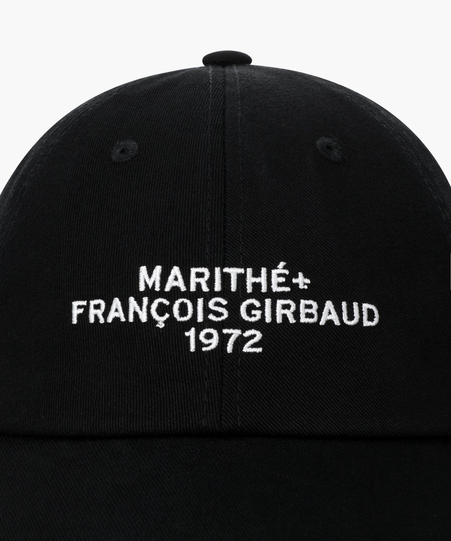 Marithe & Francois Girbaud - Lettering Logo Ball Cap (Black) product image 3 | TRAB K-Fashion Australia
