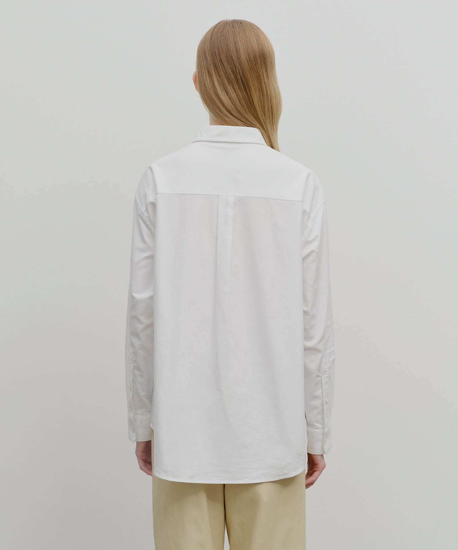 Marithe & Francois Girbaud - Oversized Oxford Shirt (White) product image 3 | TRAB K-Fashion Australia