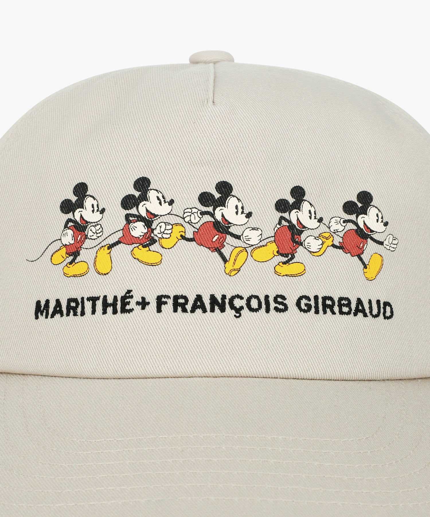 Marithe & Francois Girbaud - Mickey_graphic 5 Panel Cap (Light Beige) product image 3 | TRAB K-Fashion Australia