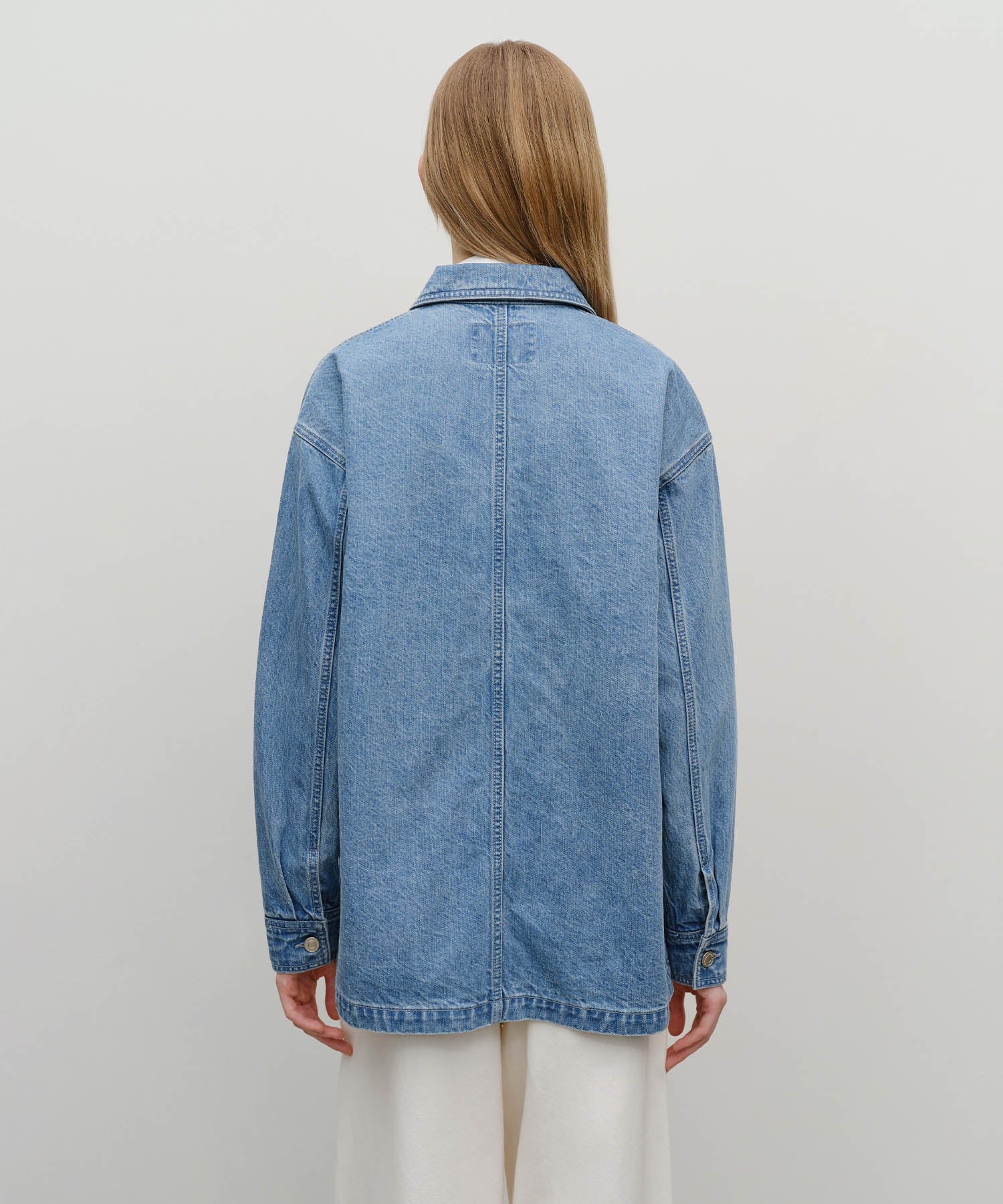 Marithe & Francois Girbaud - French Denim Work Jacket (Light Blue) product image 3 | TRAB K-Fashion Australia