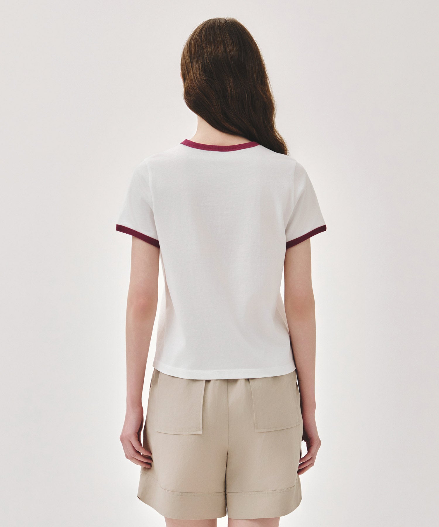 Marithe & Francois Girbaud - Paris Graphic Ringer Tee (White) product image 3 | TRAB K-Fashion Australia