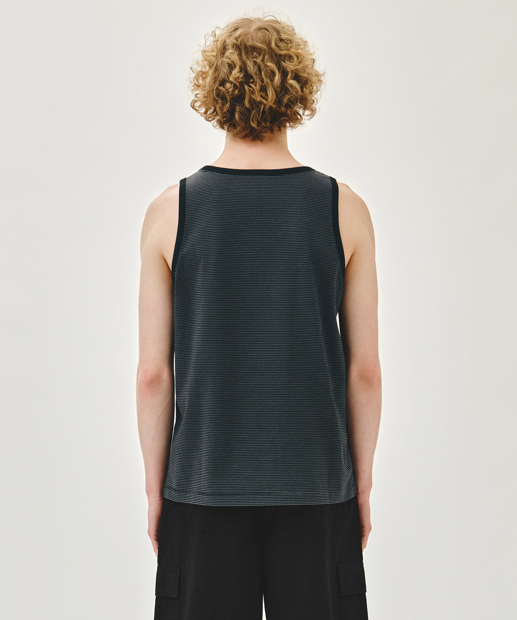 Marithe & Francois Girbaud - Shadow Classic Logo Sleeveless (Charcoal) product image 3 | TRAB K-Fashion Australia