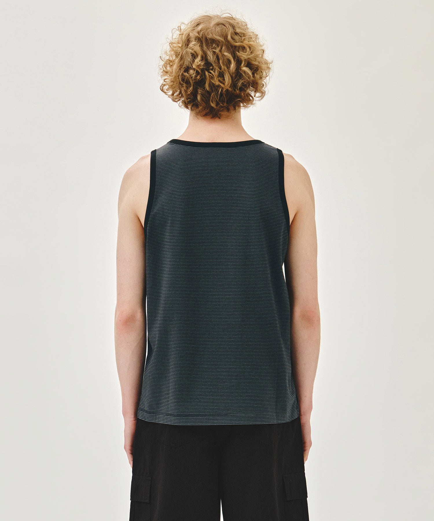 Marithe & Francois Girbaud - Shadow Classic Logo Sleeveless (Charcoal) product image 3 | TRAB K-Fashion Australia