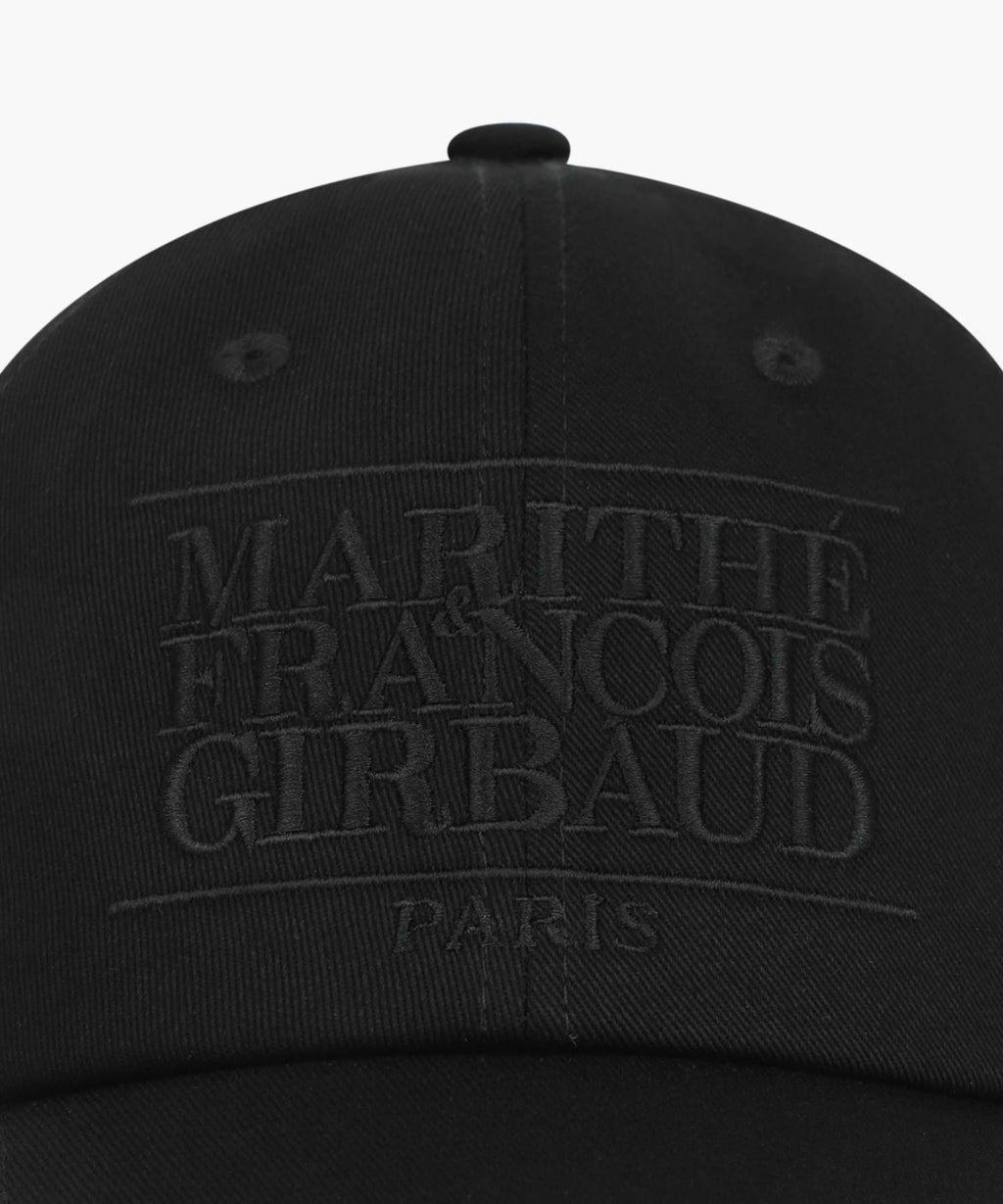 Marithe & Francois Girbaud - Classic Logo Covered Cap (Black Black) product image 3 | TRAB K-Fashion Australia