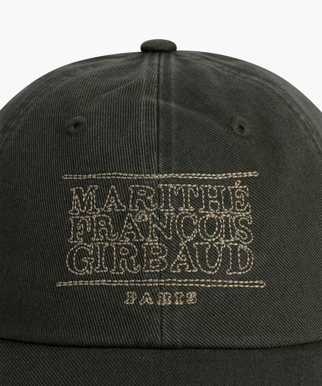 Marithe & Francois Girbaud - Doodle Classic Logo Covered Cap (Dark Khaki) product image 3 | TRAB K-Fashion Australia
