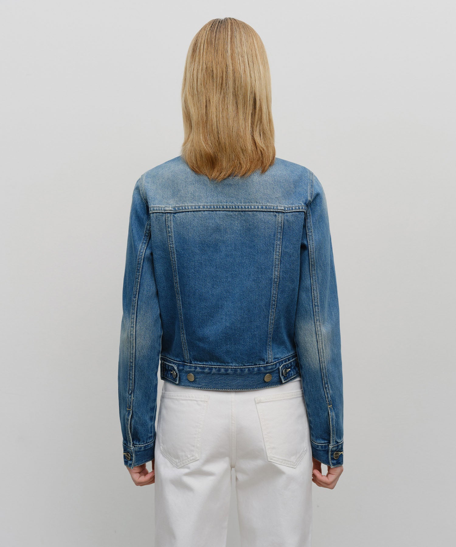 Marithe & Francois Girbaud - Denim Trucker Jacket (Blue) product image 5 | TRAB K-Fashion Australia