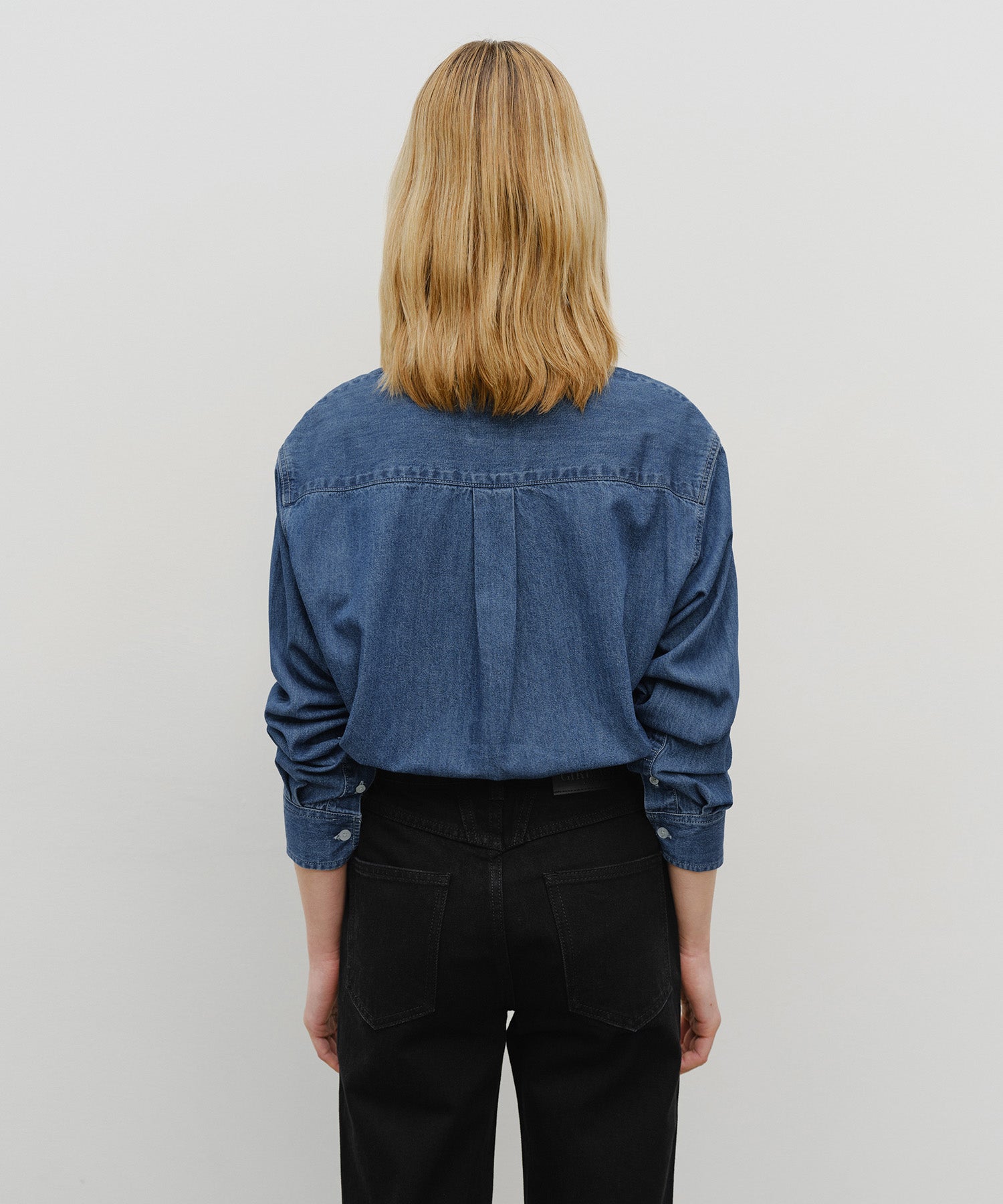 Marithe & Francois Girbaud - Logo Denim Shirt (Blue) product image 3 | TRAB K-Fashion Australia