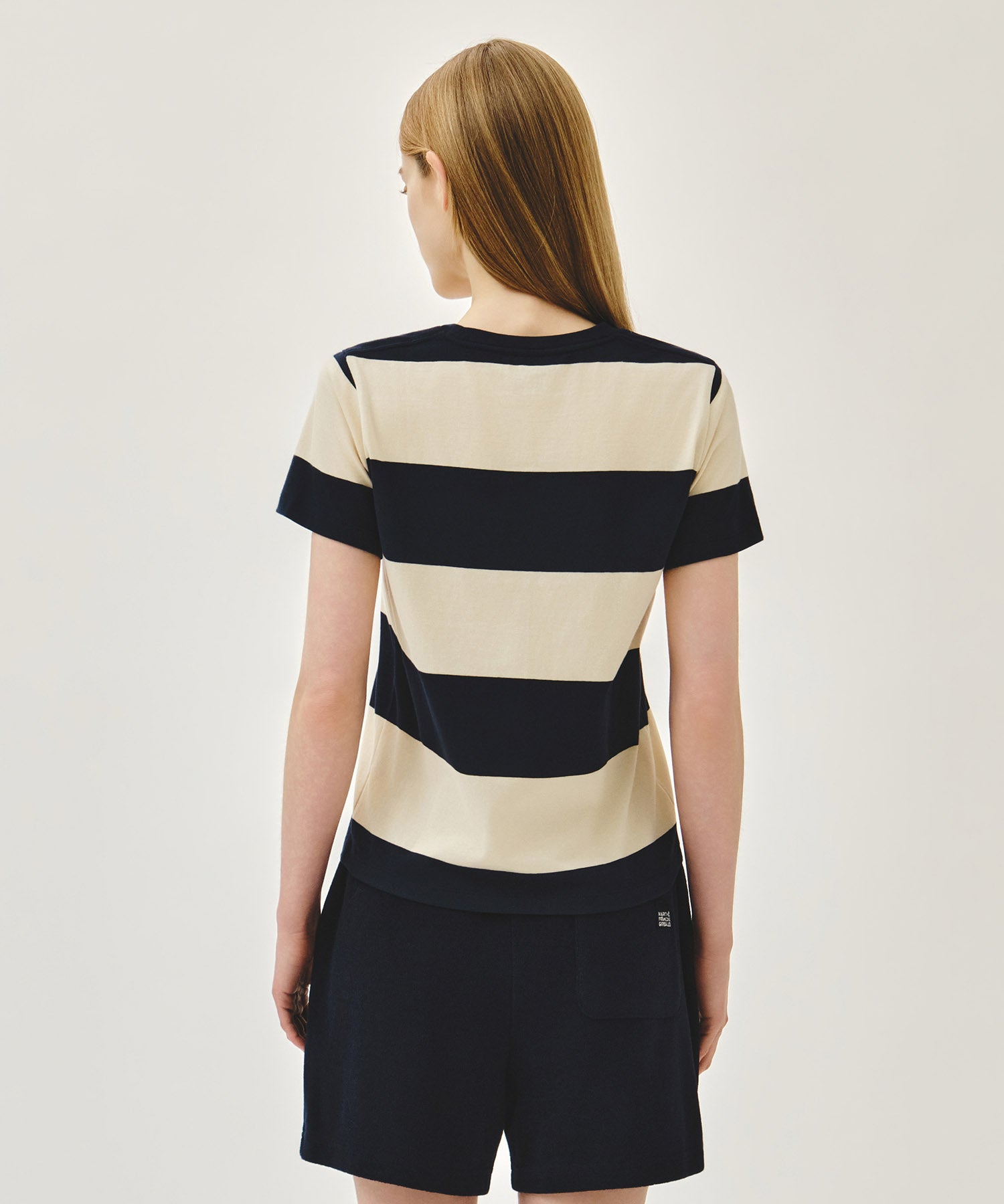 Marithe & Francois Girbaud - Marine Graphic Stripe Tee (Navy) product image 3 | TRAB K-Fashion Australia