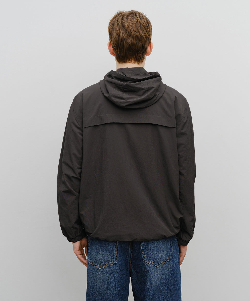 Marithe & Francois Girbaud - Classic Logo Over Fit Hooded Windbreaker (Charcoal) product image 3 | TRAB K-Fashion Australia