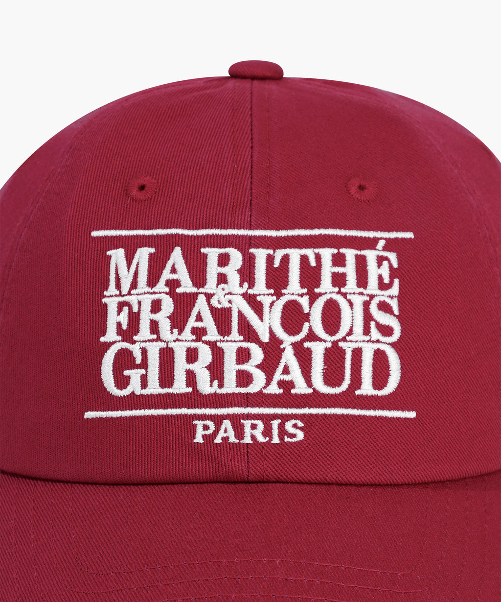 Marithe & Francois Girbaud - Classic Logo Covered Cap (Red) product image 3 | TRAB K-Fashion Australia