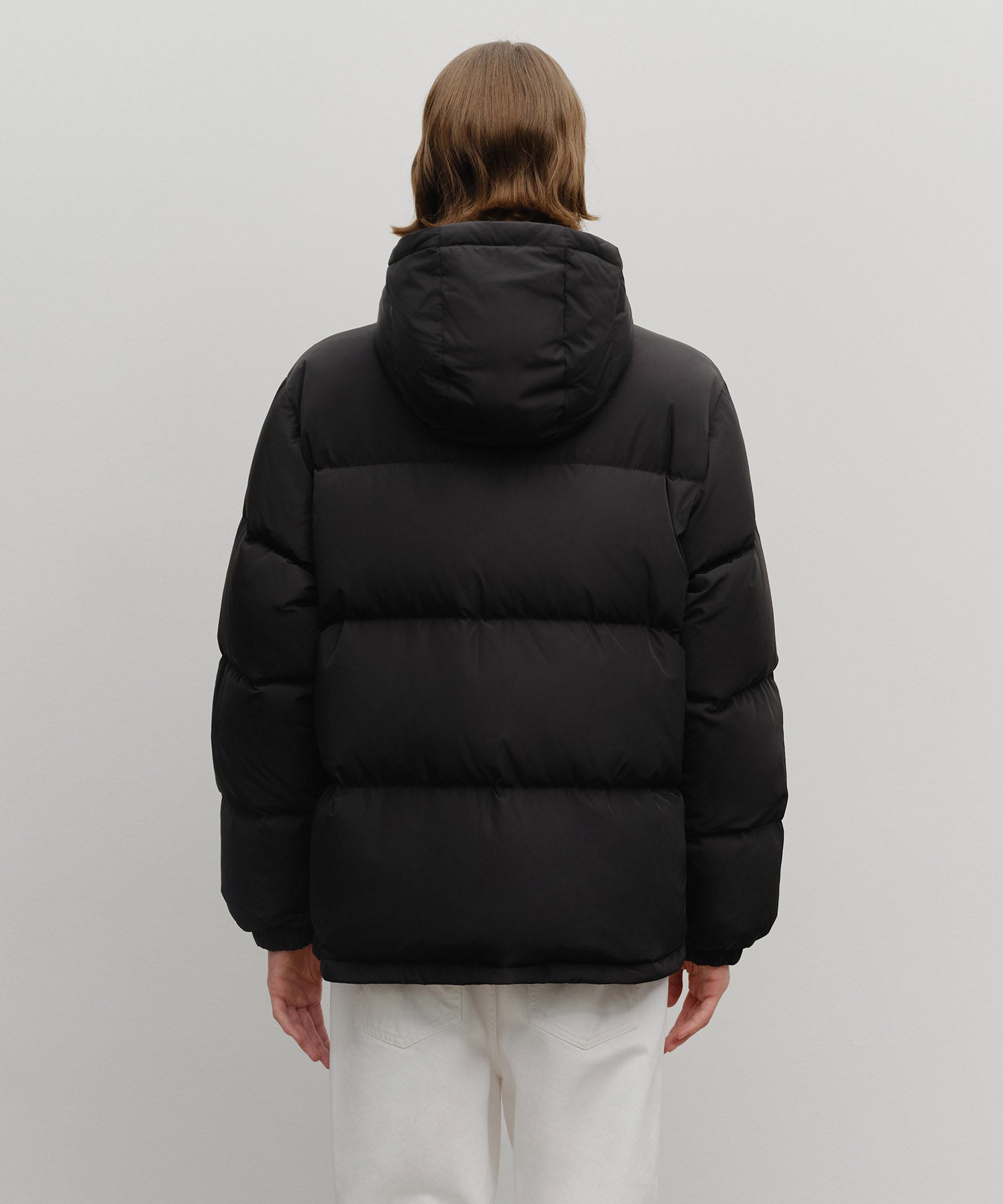 Marithe & Francois Girbaud - Hooded Chest Pocket Down Jacket (Black) product image 3 | TRAB K-Fashion Australia