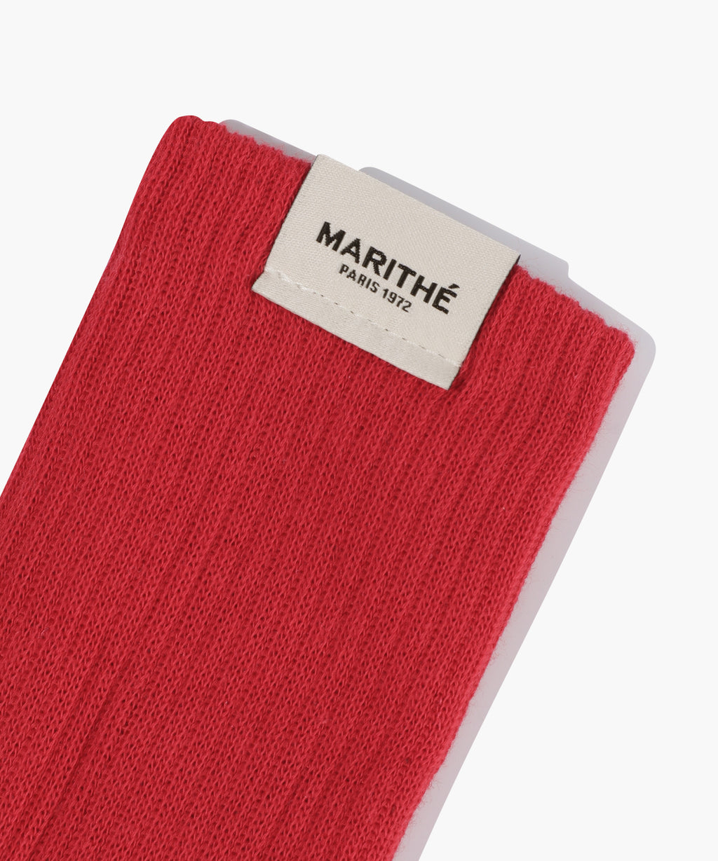 Marithe & Francois Girbaud - Regular Logo Socks (Red) product image 3 | TRAB K-Fashion Australia