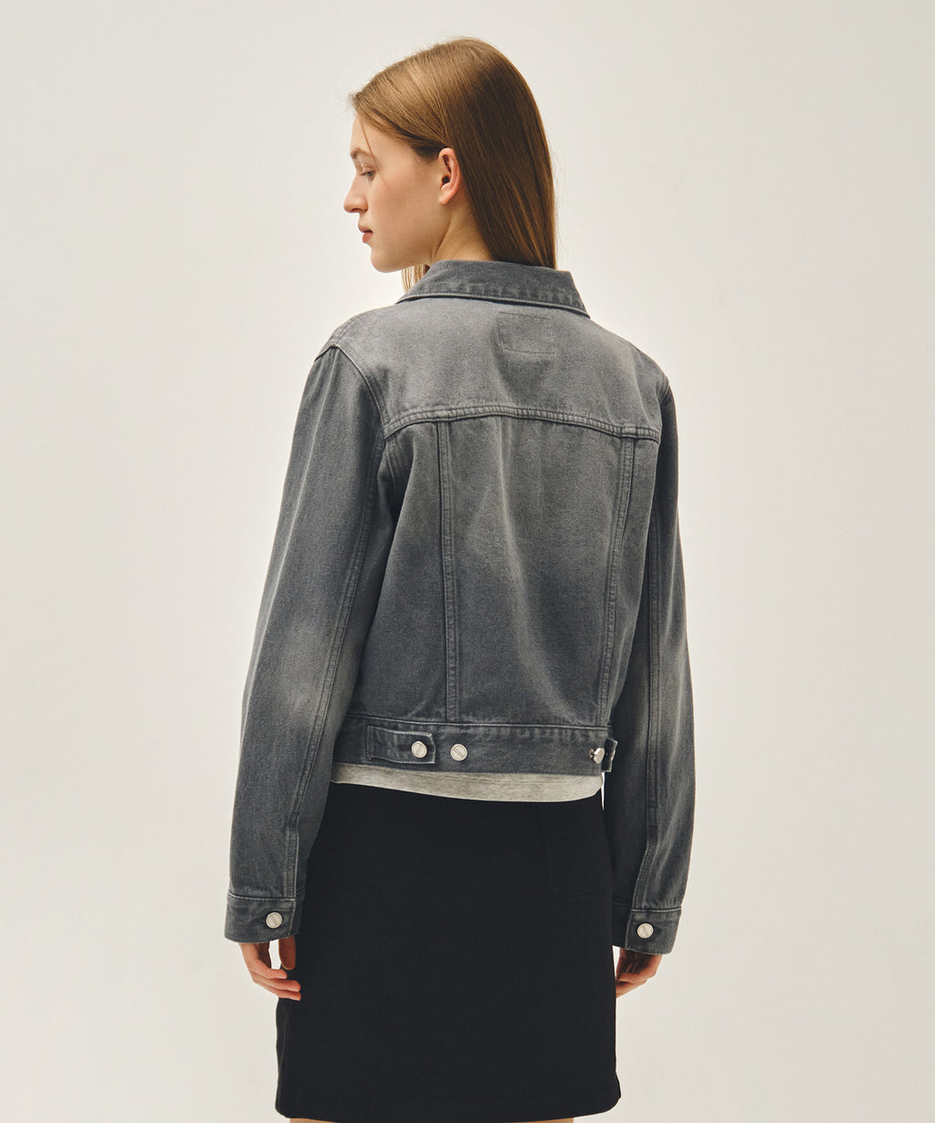 Marithe & Francois Girbaud - Denim Trucker Jacket (Gray) product image 3 | TRAB K-Fashion Australia