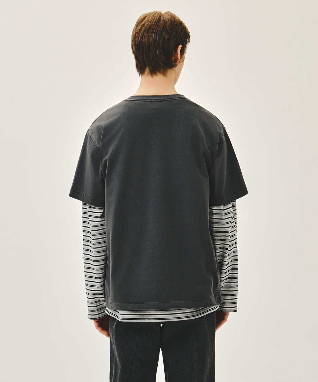 Marithe & Francois Girbaud - Classic Logo Tee (Charcoal) product image 3 | TRAB K-Fashion Australia