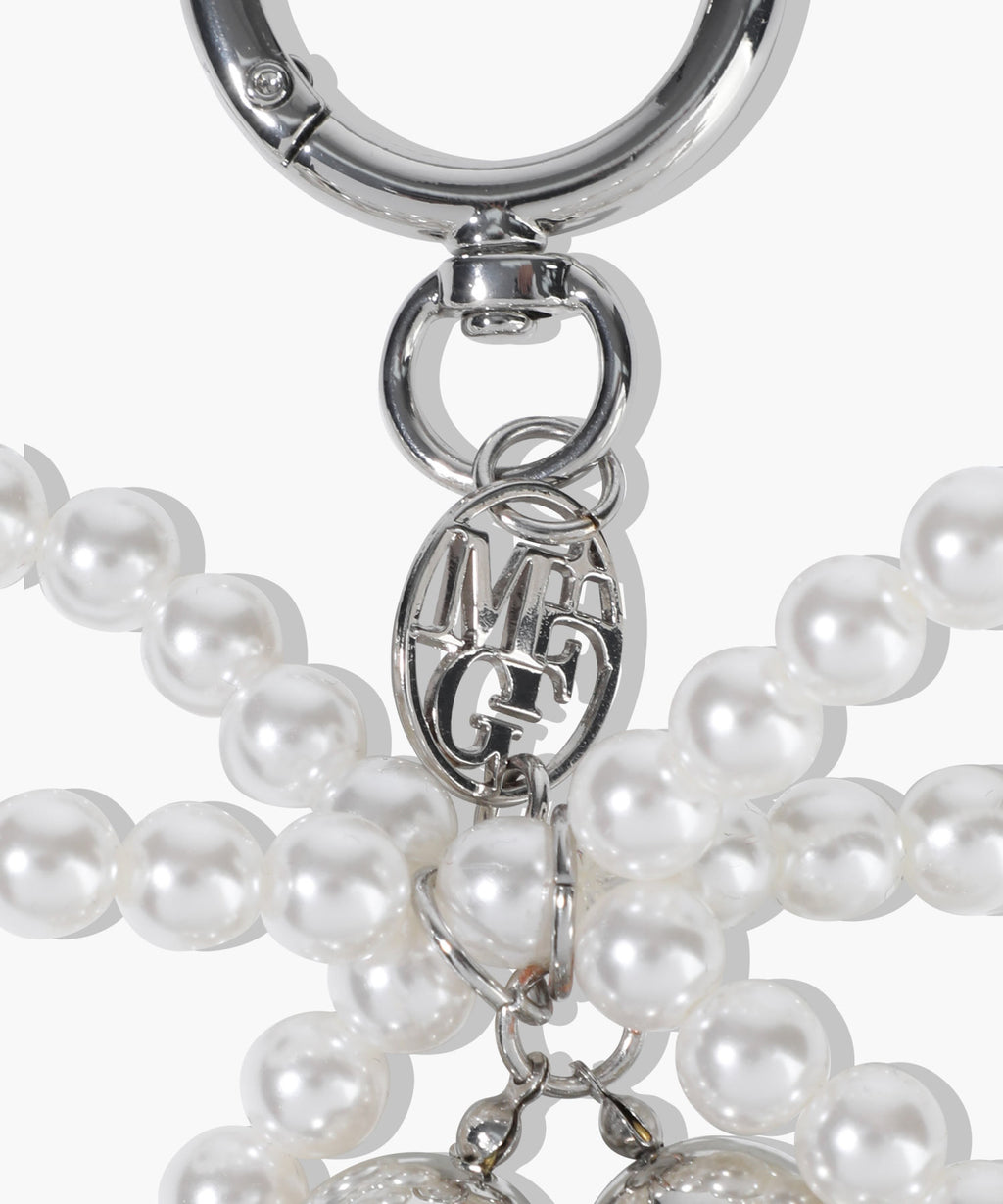 Marithe & Francois Girbaud - Pearl Silver Ball Keyring (Silver) product image 3 | TRAB K-Fashion Australia