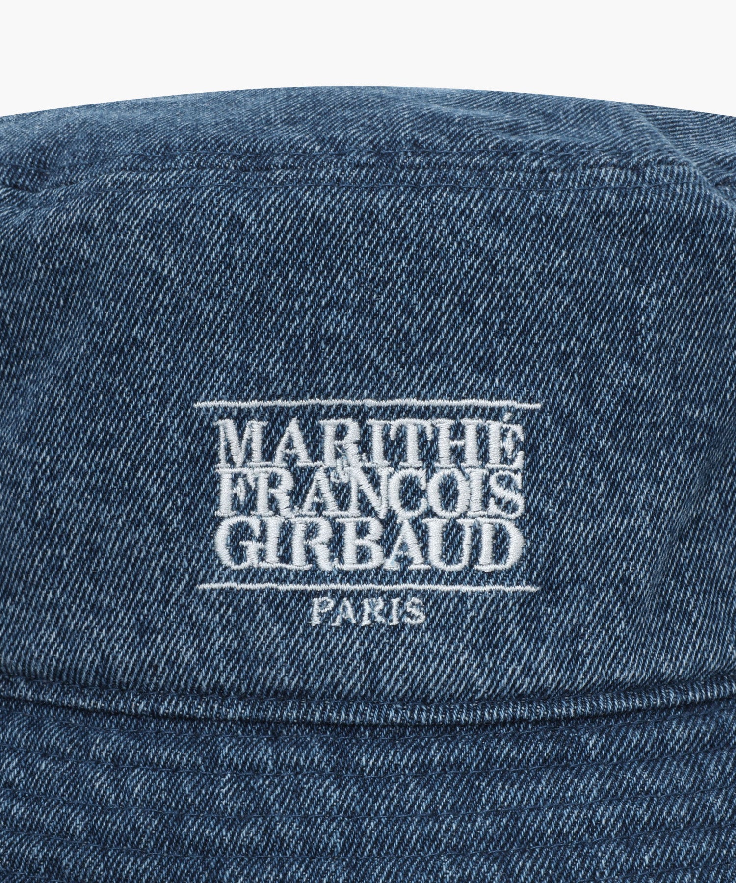 Marithe & Francois Girbaud - Classic Logo Bucket Hat (Blue) product image 3 | TRAB K-Fashion Australia