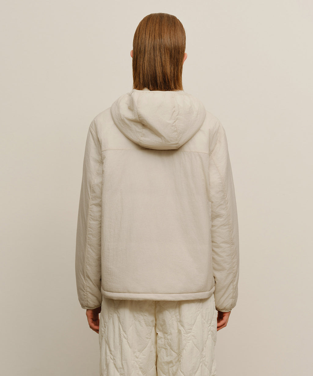 Marithe & Francois Girbaud - Marithe Sport Hooded Padded Jacket (Light Beige) product image 3 | TRAB K-Fashion Australia