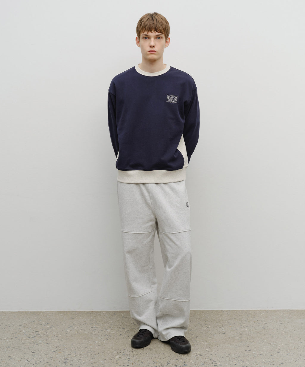 Marithe & Francois Girbaud - Classic Logo Sweat Pants (Light Heather Gray) product image 3 | TRAB K-Fashion Australia