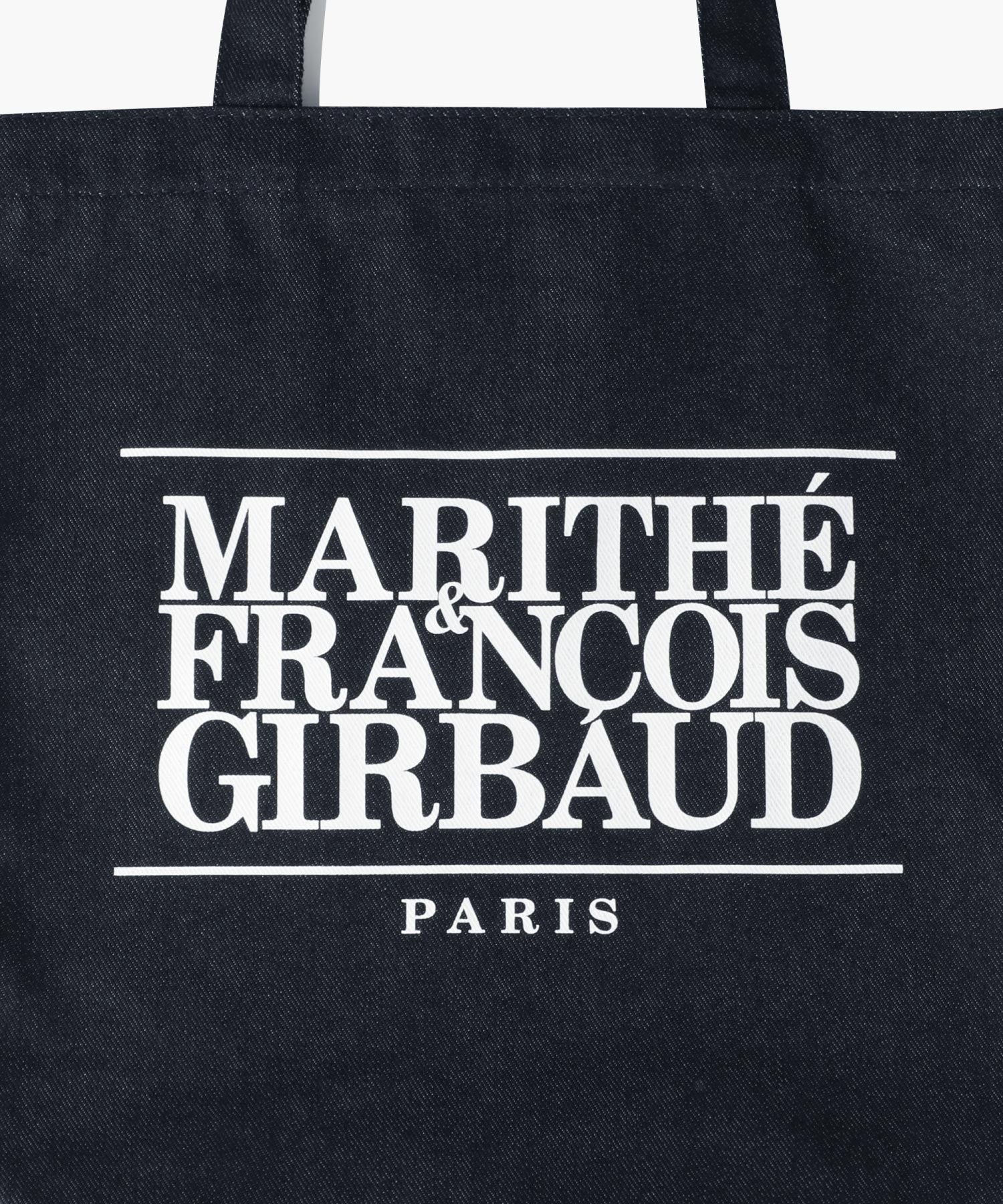 Marithe & Francois Girbaud - Classic Logo Denim Eco Bag (Dark Blue) product image 3 | TRAB K-Fashion Australia