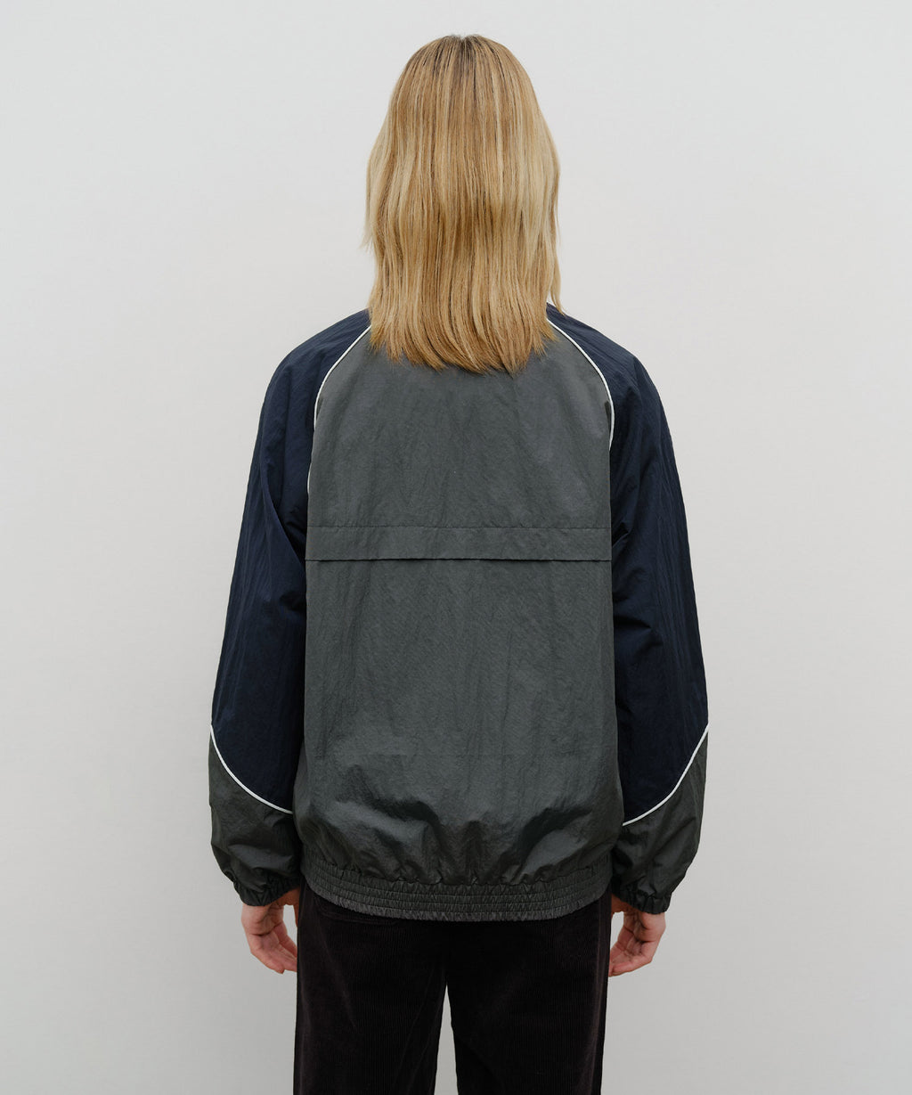 Marithe & Francois Girbaud - Color-block Highneck Windbreaker (Charcoal) product image 7 | TRAB K-Fashion Australia