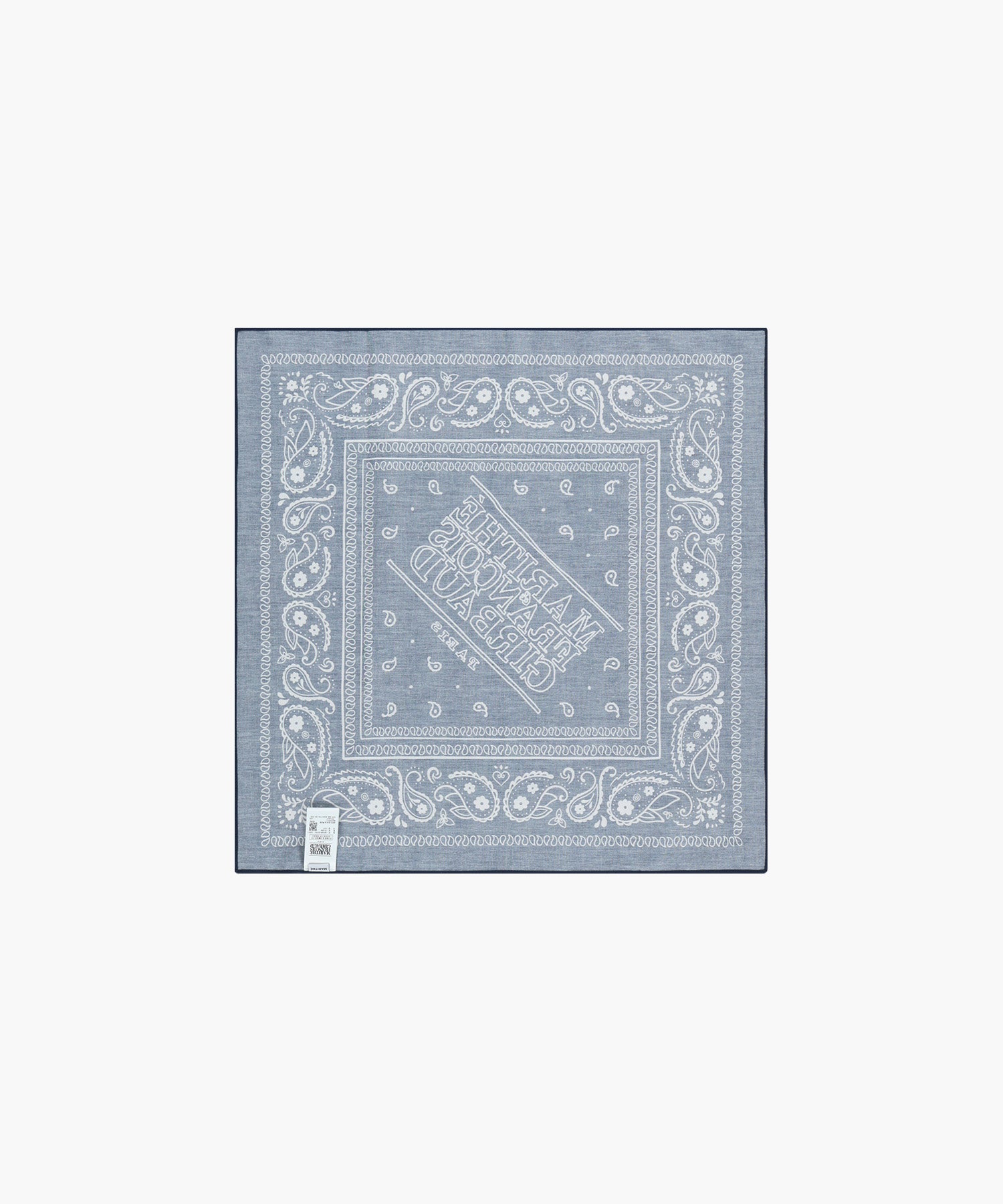 Marithe & Francois Girbaud - Classic Logo Bandana Scarf (Navy) product image 2 | TRAB K-Fashion Australia