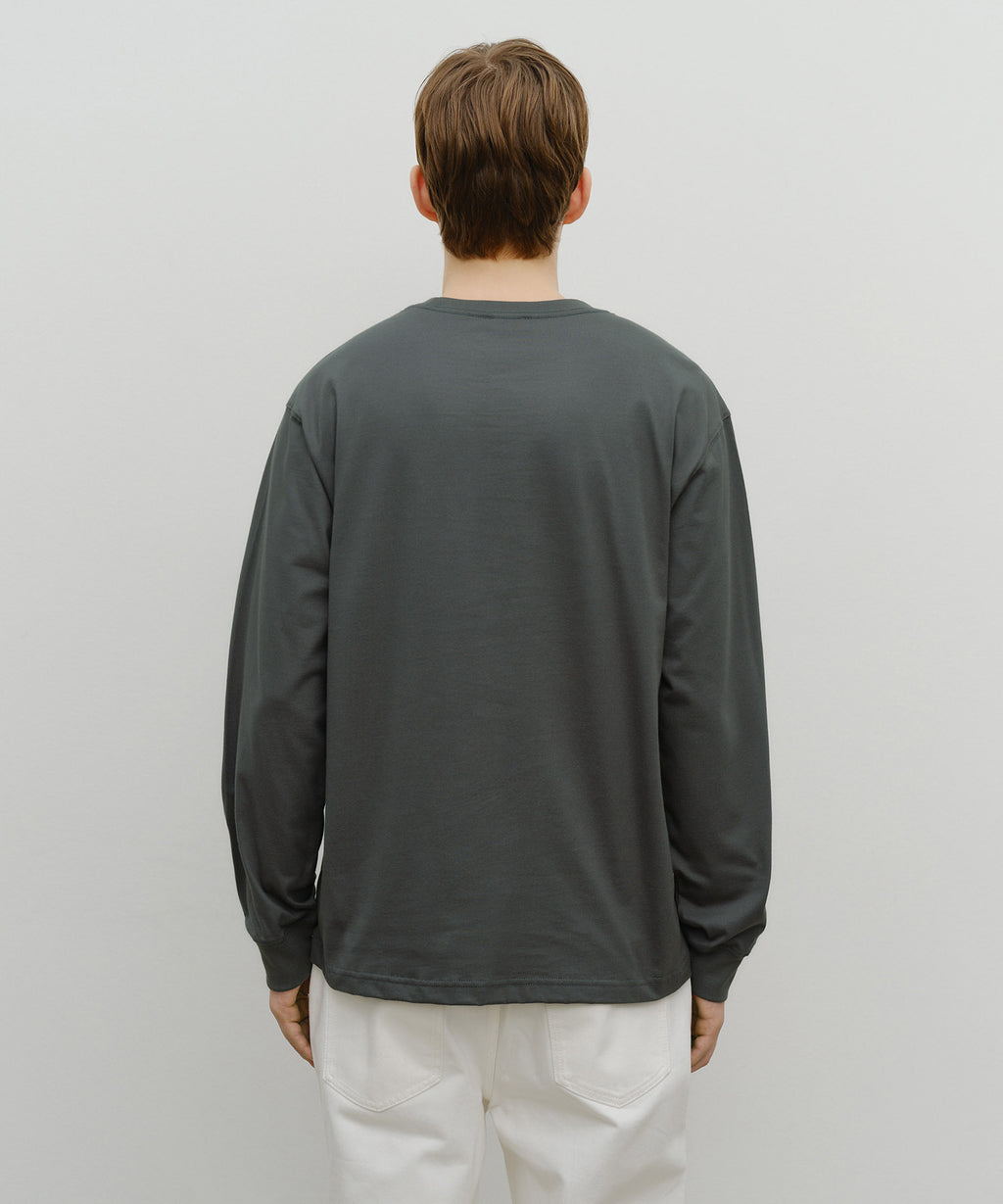 Marithe & Francois Girbaud - Classic Logo Long Sleeve (Charcoal) product image 3 | TRAB K-Fashion Australia