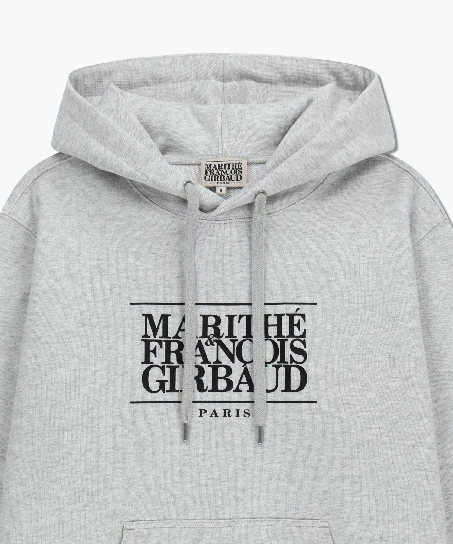 Marithe & Francois Girbaud - Classic Logo Hoodie (Light Heather Gray) product image 3 | TRAB K-Fashion Australia