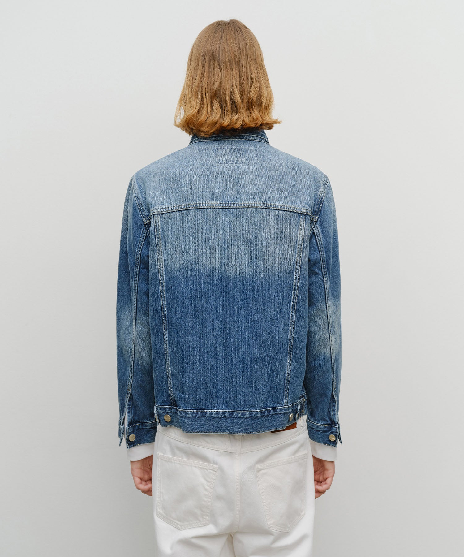 Marithe & Francois Girbaud - Denim Trucker Jacket (Blue) product image 3 | TRAB K-Fashion Australia