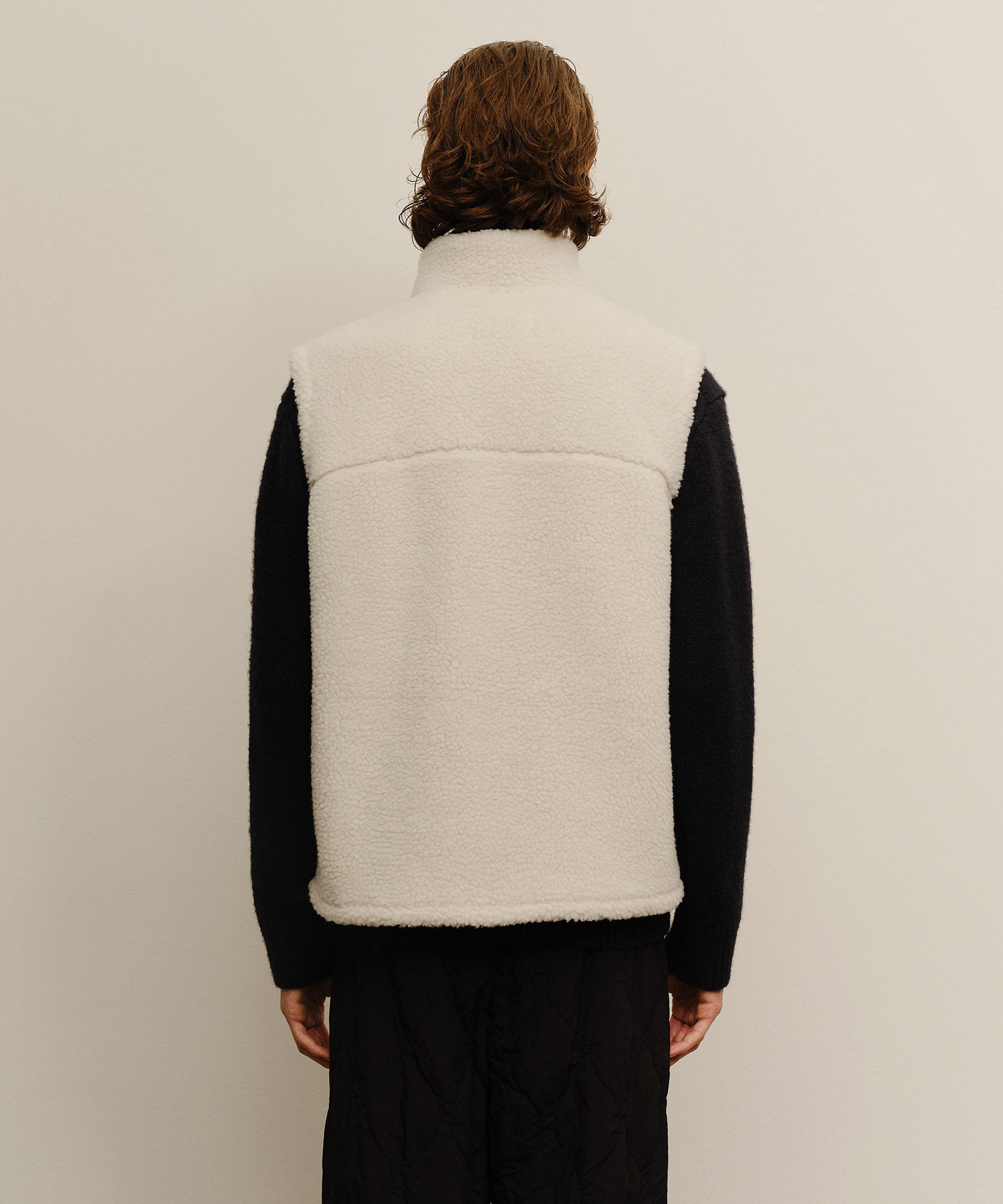 Marithe & Francois Girbaud - Marithe Sport Fleece Vest (Ivory) product image 3 | TRAB K-Fashion Australia