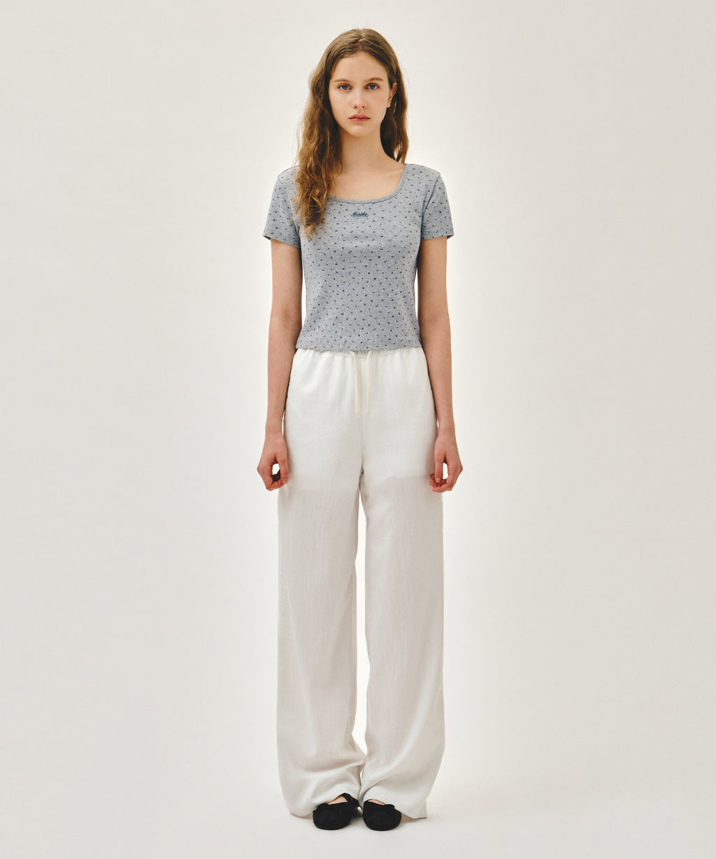 Marithe & Francois Girbaud - Marine Easy Pants (White) product image 3 | TRAB K-Fashion Australia