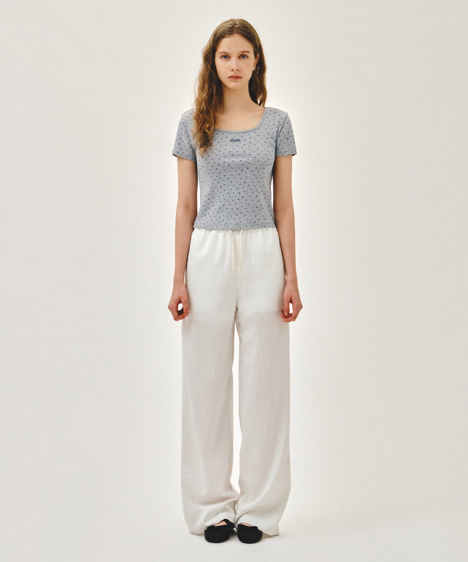 Marithe & Francois Girbaud - Marine Easy Pants (White) product image 3 | TRAB K-Fashion Australia