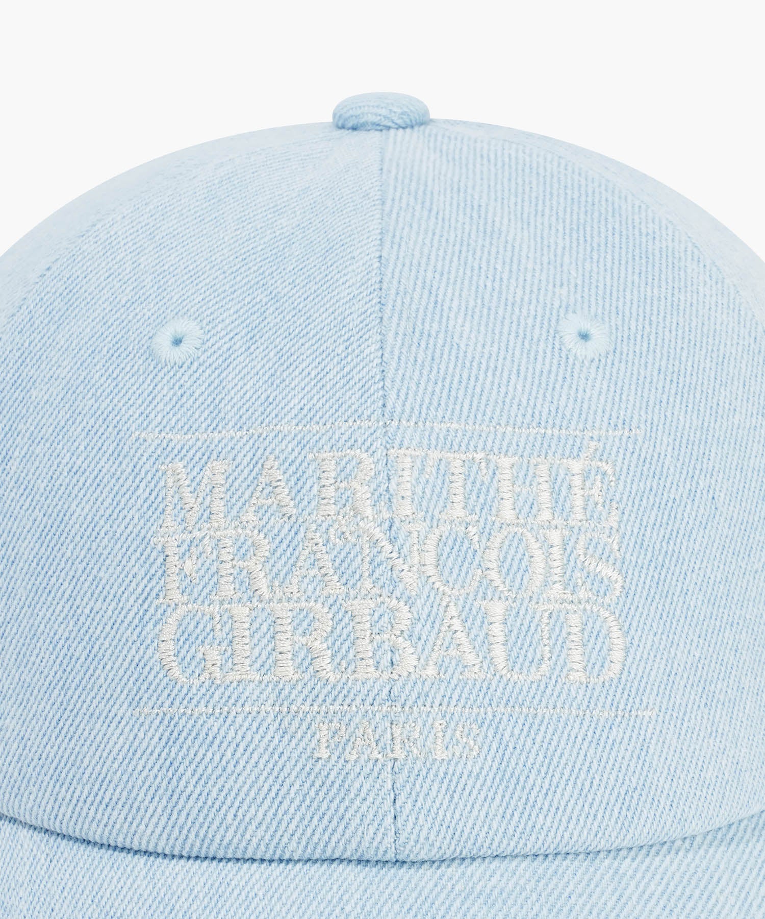 Marithe & Francois Girbaud - Small Classic Logo Washing Cap (Light Blue) product image 3 | TRAB K-Fashion Australia