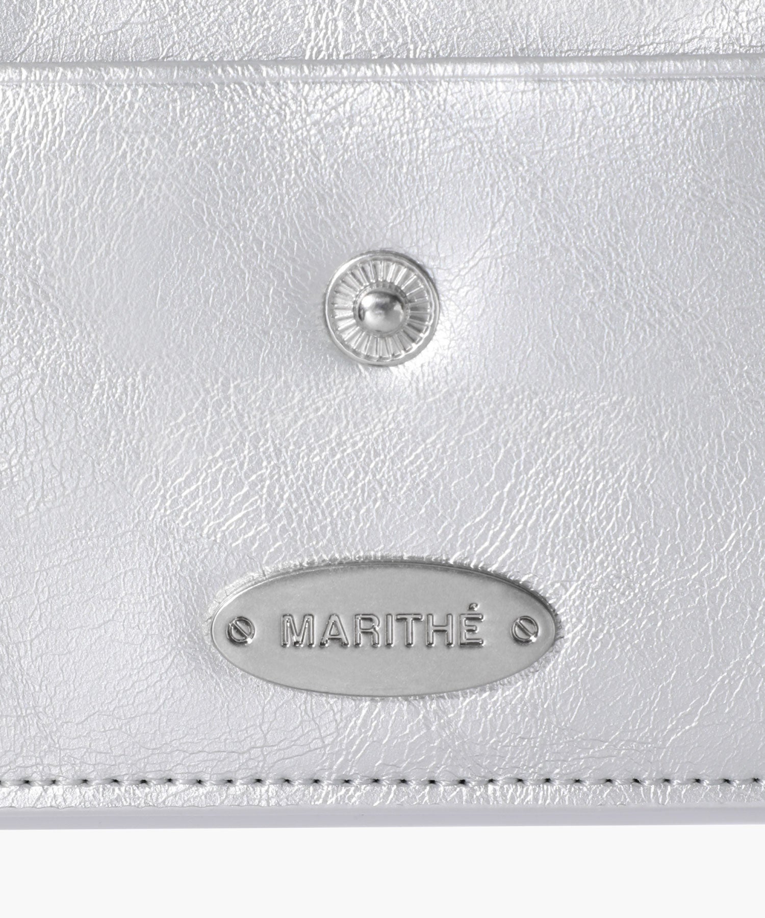 Marithe & Francois Girbaud - Regular Logo Strap Wallet (Silver) product image 3 | TRAB K-Fashion Australia