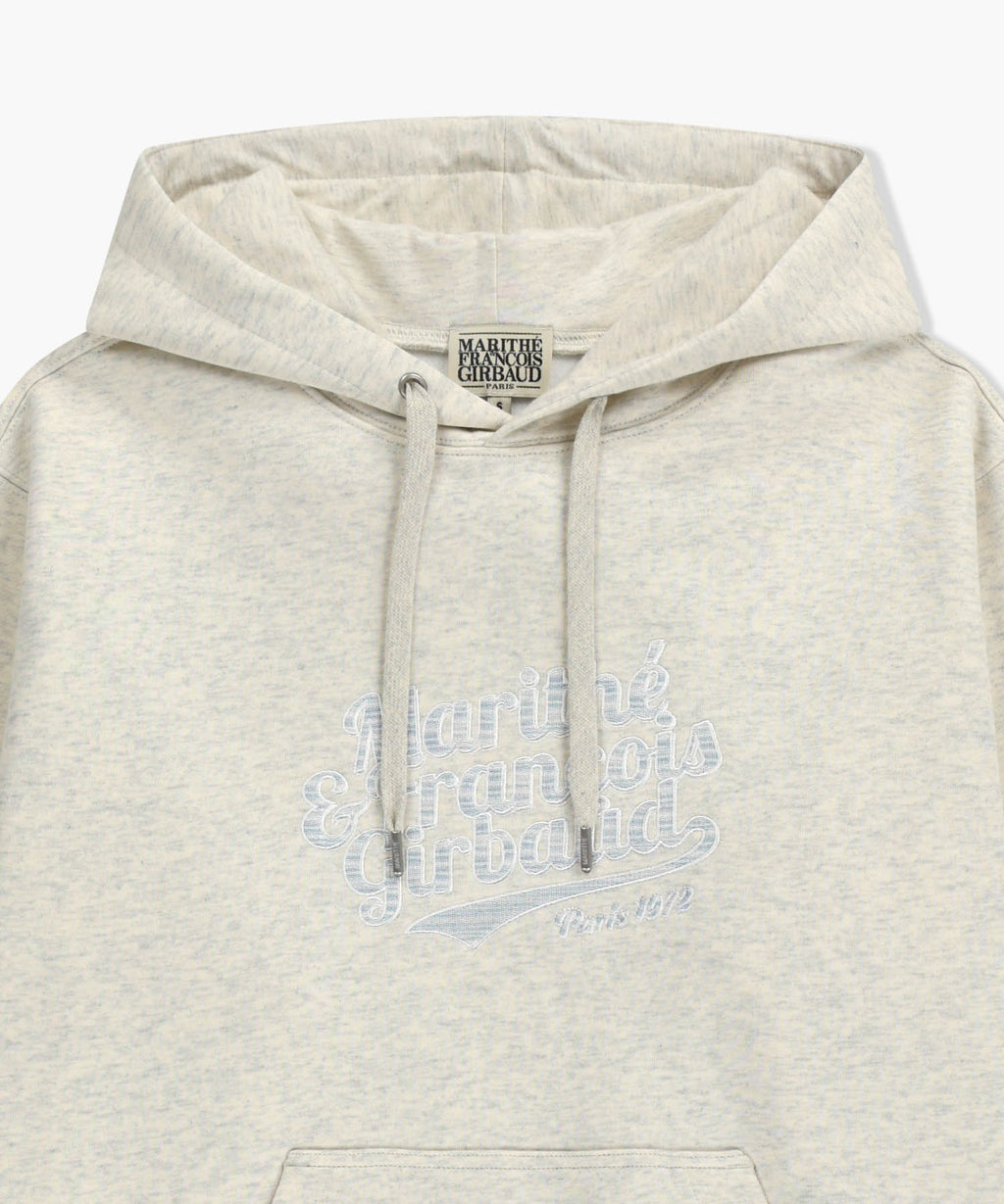 Marithe & Francois Girbaud - Vintage Logo Hoodie (brushed) (Oatmeal) product image 3 | TRAB K-Fashion Australia
