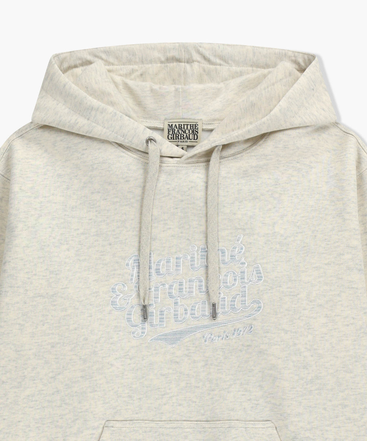 Marithe & Francois Girbaud - Vintage Logo Hoodie (brushed) (Oatmeal) product image 3 | TRAB K-Fashion Australia
