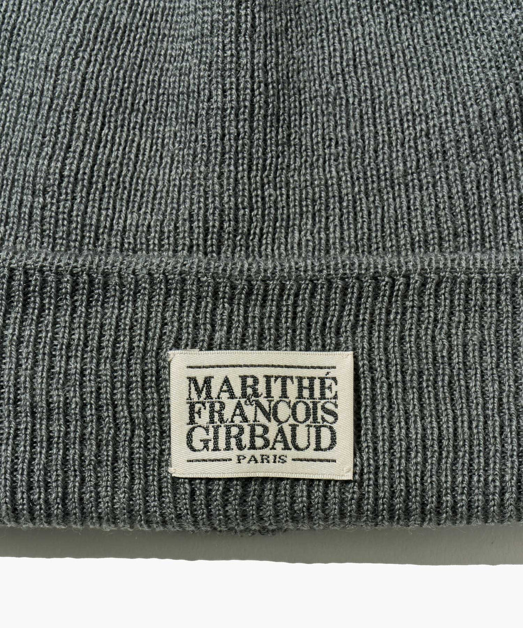 Marithe & Francois Girbaud - Classic Logo Beanie (Gray) product image 3 | TRAB K-Fashion Australia
