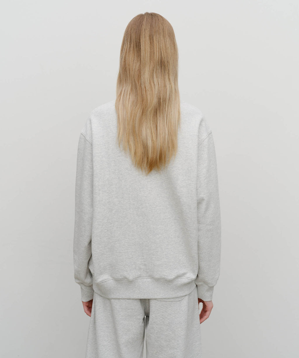 Marithe & Francois Girbaud - Bouquet Graphic Sweatshirt (Light Heather Gray) product image 3 | TRAB K-Fashion Australia