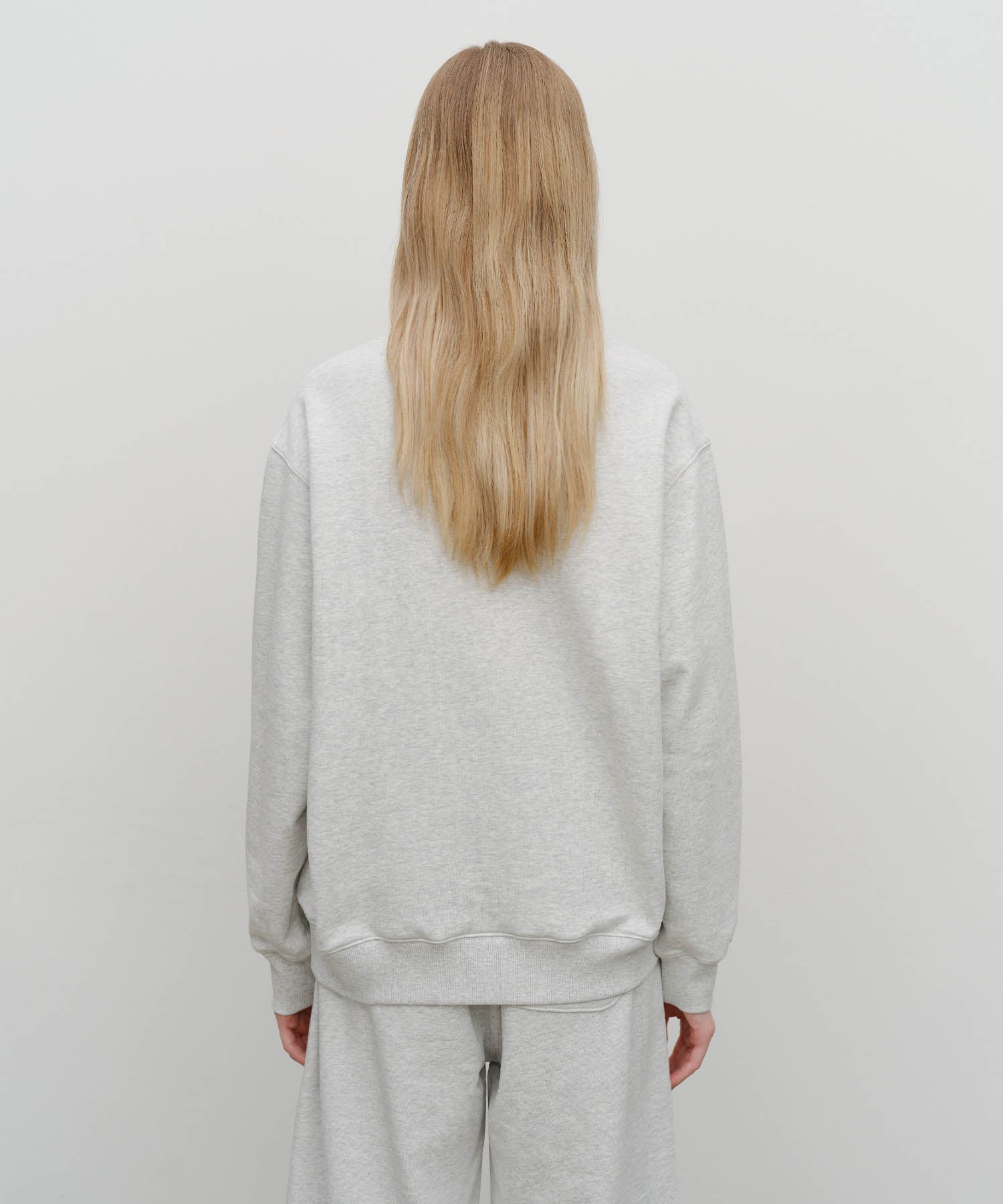 Marithe & Francois Girbaud - Bouquet Graphic Sweatshirt (Light Heather Gray) product image 3 | TRAB K-Fashion Australia