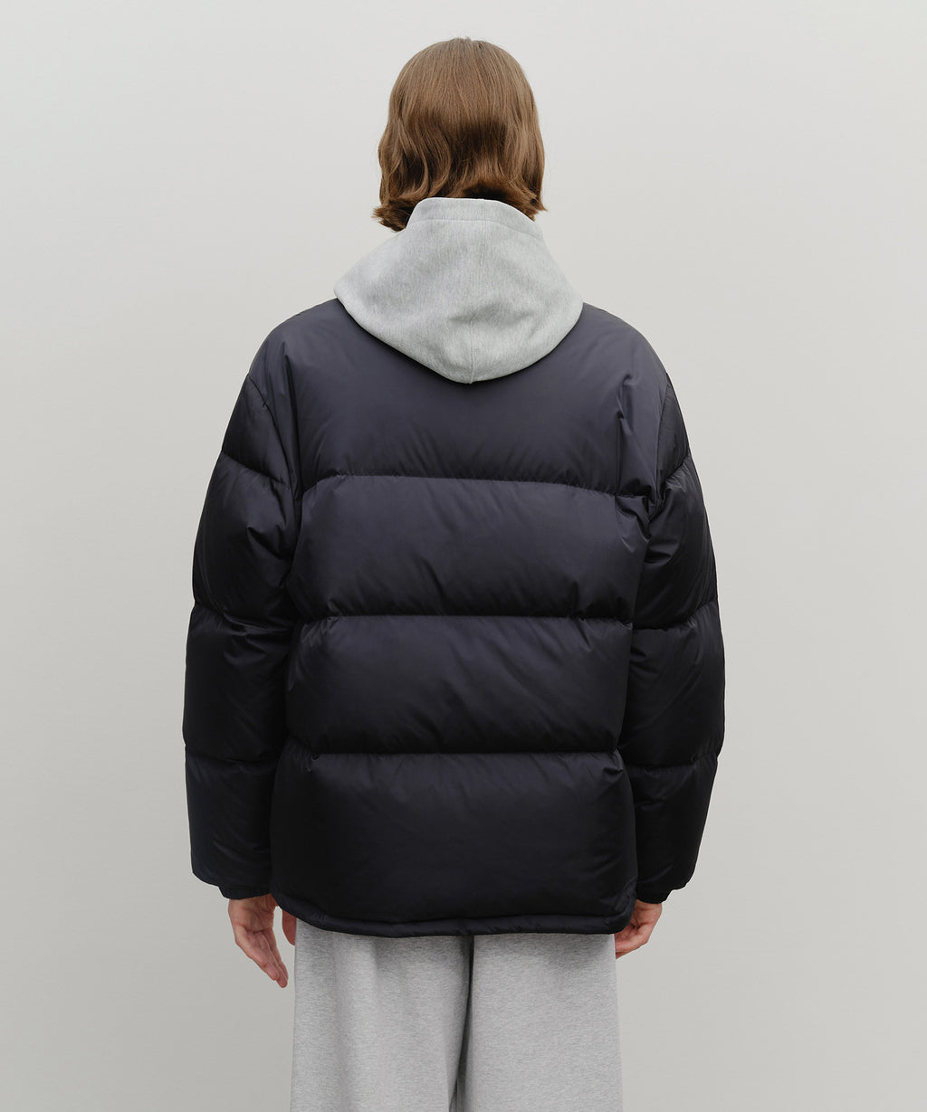 Marithe & Francois Girbaud - Classic Logo Down Jacket (Navy) product image 3 | TRAB K-Fashion Australia